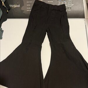 Black Flared Pants